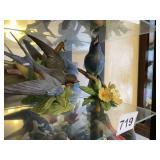 2 LENOX FIGURINES 1993 BARN SWALLOW AND INDIGO