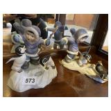 WHAT A CATCH FRANKLIN MINT FIGURINES