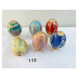 THE FRANKLIN MINT GROUP OF 6 BEAUTIFULLY