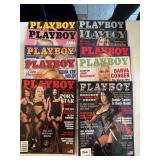 10 PLAYBOY MAGAZINES SEE PHOTO FOR DATES