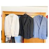 3 MENï¿½S SUIT JACKETS/BLAZERS, SZ 54R AND 3X