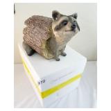 BANDIT THE RACOON STATUE BY TOSCANO