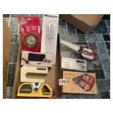 LASER LEVEL, BRUSH SET, TOOL SET