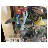 2 LENOX BROAD-BILLED HUMMINGBIRD 1992 & YELLOW