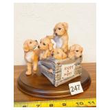 LIMITED EDITION THE FRANKLIN MINT ADOPT A PUPPY