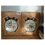 2 NEW ALARM CLOCKS
