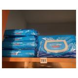 5 PACKS ADULT WIPES FRAGRANCE FREE