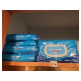 5 PACKS ADULT WIPES FRAGRANCE FREE