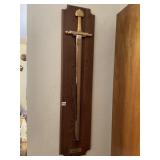 THE SWORD OF CHARLEMAGNE MOUNTED ON BOARD