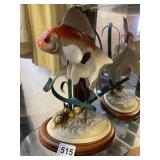 THE GOLDEN CAMP FIGURINE PORCELAIN