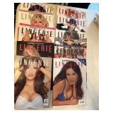 10 PLAYBOY LINGERIE MAGAZINES SEE PHOTO FOR DATES