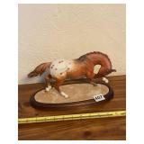 LENOX FINE PORCELAIN HORSE SCULPTURES, FURY OF