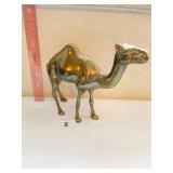 BRASS CAMEL 7" H X 10" L