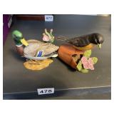 LENOX MALLARD PORCELAIN FIGURINE