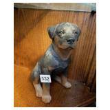 LIVING STONE DOG FIGURINE