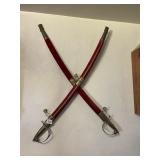 PAIR OF CROSS MEMBER SWORDS