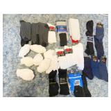 MENï¿½S ATHLETIC AND DRESS SOCKS, NEW IN PACKAGE OR