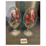 THE FRANKLIN MINT EGGS UNDER GLASS COLLECTION