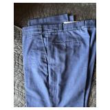 6 PAIRS OF 40 WAIST X 30L BLUE WORK PANTS