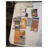 PENCILS #2 AND COLORED NEW MARKERS