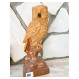 14" H WOOD OWL