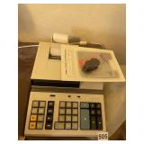 CALCULATOR WITH EXTRA RIBBON