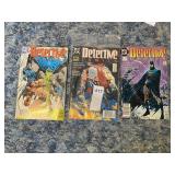 3 ISSUES OF DC COMICS DETECTIVE COMICS COMIC