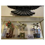 HOUSE OF FABERGE METAL FRANKLIN MINT TREES IN