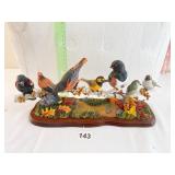 AUTUM CHORUS BOB GUGE DANBURY MINT 14 INCH WIDE