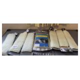 NEW STEERING WHEEL COVER  AND SEAT BELT COVERS