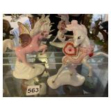 WHERE LOVING HEARTS MEET FRANKLIN MINT FIGURINES