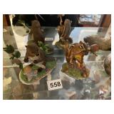 WOODLAND WONDER AMERICAN BEAVER FIGURINE AND