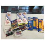 6 BOXES PENCILS AND ERASERS