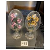 THE FRANKLIN MINT EGGS UNDER GLASS COLLECTION