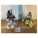 LENOX FEMALE BELTED KINGFISHER AND FIRE CREST