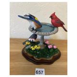 DANBURY MINT SUMMER GATHERING FIGURINE TWO BIRDS