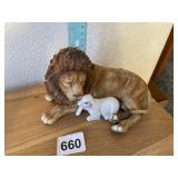 LENNOX PORCELAIN FIGURINE PEACEFUL KINGDOM BUT