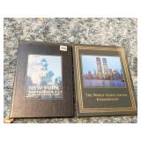 2 HARDBACK COMMEMORATIVE BOOKS ON 911