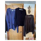 3 XL BUTTON FRONT SWEATERS