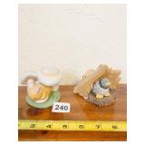 2 FRANKLIN PORCELAIN JACQUELINE B SMITH WOODLAND