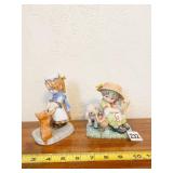 2 FRANKLIN PORCELAIN DEBBIE BELL JARRATT