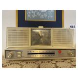 WESTINGHOUSE SOLID STATE DUAL SPEAKERS W/ CLOCK