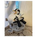 WHOA! HAND PAINTED PORCELAIN THE FRANKLIN MINT