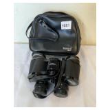 7 X 35MM WIDE ANGLE LEN BINOCULARS W/ CASE