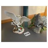 LENOX 2 PORCELAIN INCLUDING SNOWY OWL