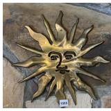 15" BRASS SUN