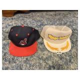 VINTAGE TRUCKER KINGS ISLAND HAT AND CLEVELAND