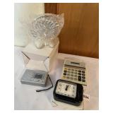 NEW BATTERY-OPERATED FAN, CALCULATOR, ALARM