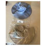 HABAND HEALTH RITE 2 NEW HATS ONE BEIGE ONE BLUE