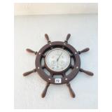 TAYLOR SHIP WHEEL BAROMETER 16.5